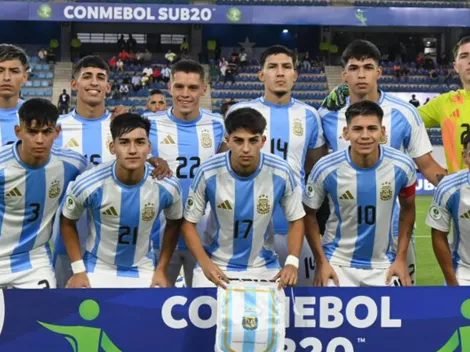 Cómo quedó la tabla de posiciones del Sudamericano Sub 20 con el triunfo de Argentina ante Uruguay