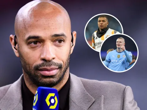 El claro mensaje de Thierry Henry para definir de una vez por todas el debate entre Haaland y Mbappé