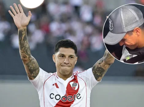Deliraron los hinchas de River: así reaccionó Enzo Pérez a la eliminación de Boca de la Copa Libertadores