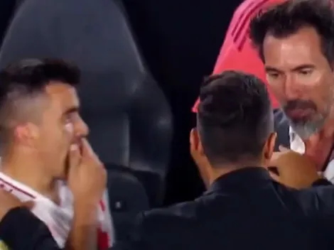 Qué pasó entre el Huevo Acuña y Eduardo Domínguez: Gallardo los tuvo que separar