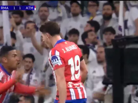 El golazo espectacular de Julián Álvarez en Real Madrid vs. Atlético de Madrid