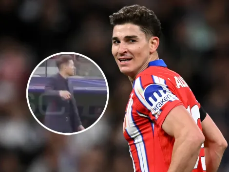VIDEO | La reacción del Cholo Simeone al tremendo gol de Julián Álvarez contra Real Madrid