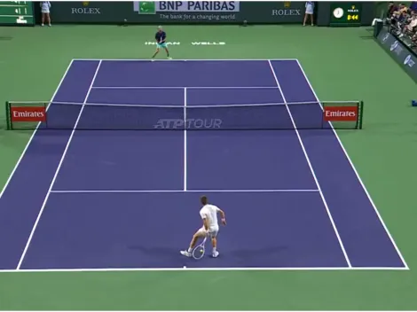 ¿El punto del año? Moutet y un lujo espectacular en su estreno en Indian Wells