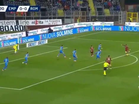 El golazo de Matías Soulé a los 20 segundos para el 1 a 0 de Roma ante Empoli
