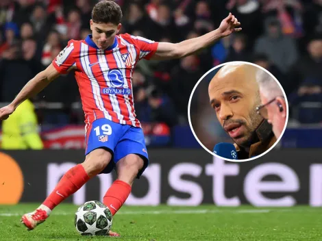 Thierry Henry se sumó al debate sobre el penal de Julián Álvarez: “La primera reacción demuestra lo que realmente pasó”