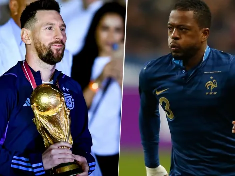 Patrice Evra volvió a cargar contra Lionel Messi: ''Le dieron el Mundial''