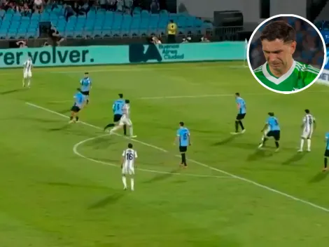 El golazo de Thiago Almada para el 1 a 0 de Argentina a Uruguay: la reacción de Dibu Martínez
