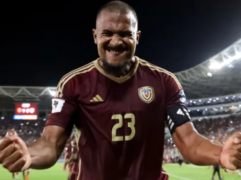 Rondón, de irse por la puerta de atrás de River a convertir un gol que podría meter a Venezuela en su primer Mundial