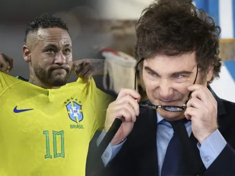 La frase con la que Milei chicaneó a Neymar tras la victoria de Argentina sobre Brasil