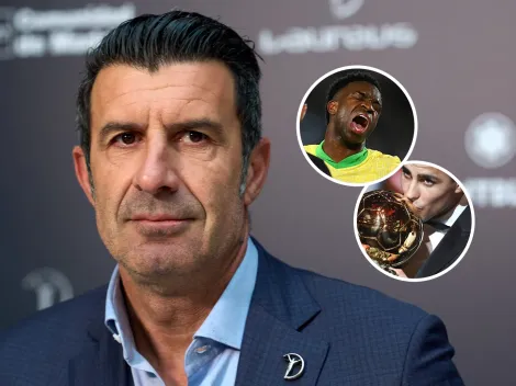 Luis Figo reavivó la polémica sobre Vinicius Jr. y el Balón de Oro luego del Argentina-Brasil