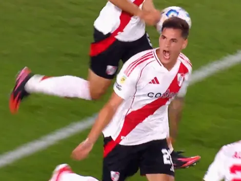 El gol de cabeza de Martínez Quarta para el 1 a 1 de River ante Rosario Central