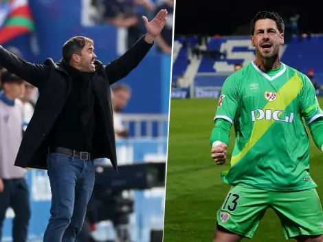 Insultos y bronca: el video de Coudet sacado después del penal que Batalla le atajó a Alavés