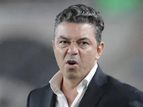 Gallardo justificó la titularidad de Driussi sobre Borja: "Nos dio buen apoyo"