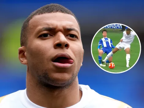 El peor Mbappé: irresponsabilidad, patada criminal y expulsión con Real Madrid