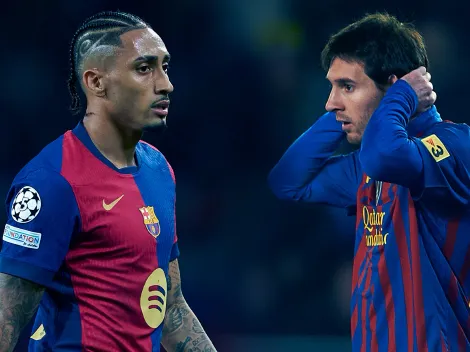 Superó a Lionel Messi: el nuevo récord de Raphinha en Barcelona por la Champions League