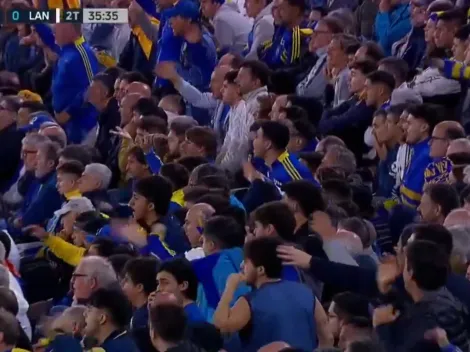 Los hinchas de Boca se cansaron y estallaron contra sus jugadores en pleno partido contra Lanús