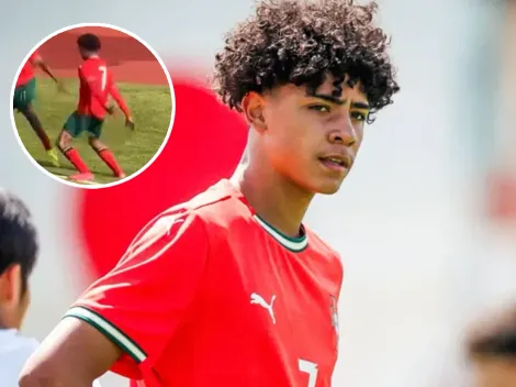 Estreno y homenaje: Cristiano Ronaldo Jr convirtió sus primeros dos goles con Portugal y festejó igual que su padre