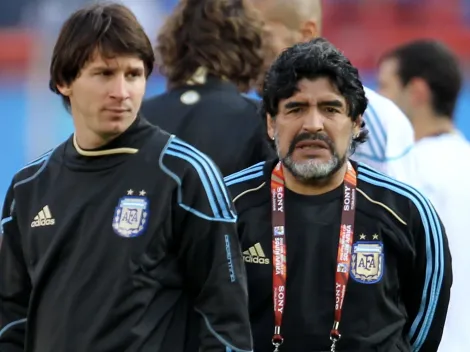 Jugó el Mundial 2010 con la Selección Argentina y reveló secretos de la relación entre Messi y Maradona