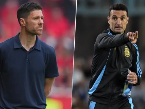 Xabi Alonso le hizo caso a Lionel Scaloni por Nico Paz
