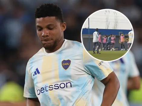 A los ojos de Russo, Frank Fabra marcó un golazo en el entrenamiento de Boca