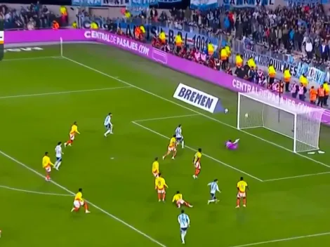 El gol de Almada con la Selección Argentina para el empate contra Colombia por Eliminatorias