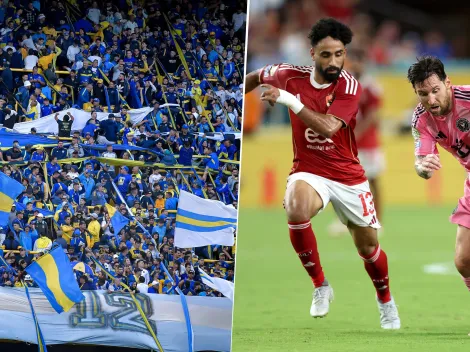La marea de hinchas de Boca que llegó a Miami para el Mundial de Clubes también se llevó el protagonismo en el partido inaugural