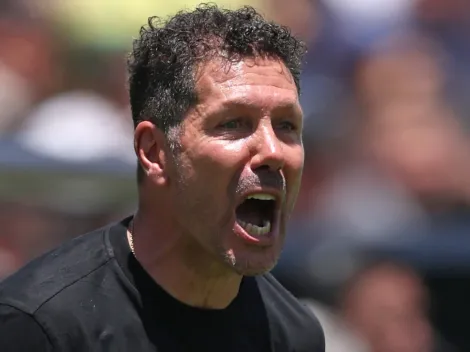 La irónica reacción de Simeone al gol anulado a Julián Álvarez