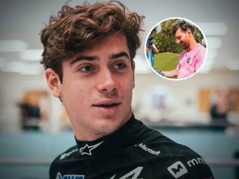 Con mensaje incluido: el gesto de Franco Colapinto a Lionel Messi en pleno Mundial de Clubes