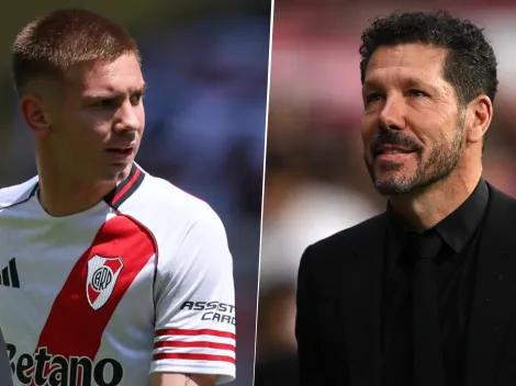 Simeone reconoció el papel de Gallardo en el pase de Mastantuono al Madrid