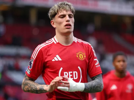 Garnacho subió una foto con la camiseta de otro equipo y los hinchas de Manchester United estallaron