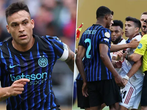 Lautaro se refirió al cruce entre Acuña y Dumfries