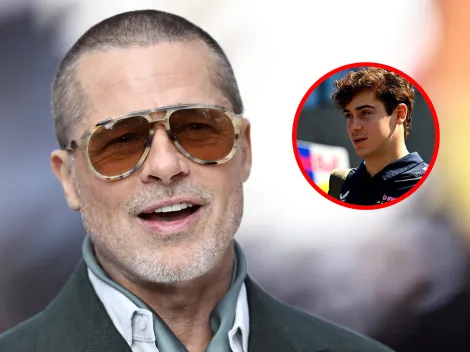 Brad Pitt sólo necesitó 8 palabras para enviarle un mensaje de apoyo a Franco Colapinto en la Fórmula 1