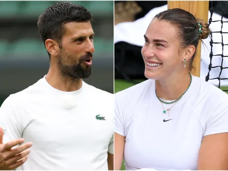A días de comenzar Wimbledon, Djokovic perdió un desafío contra Sabalenka y le tuvo que pagar unos cuantos dólares