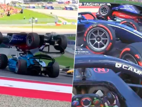 El ‘nuevo Verstappen’ y el reemplazante de Colapinto en Williams protagonizaron el accidente del año en Fórmula 2