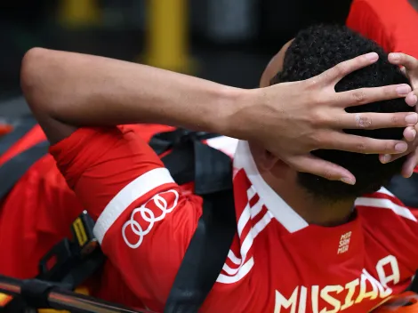 Escalofriante lesión de Jamal Musiala en Bayern Múnich vs. PSG: Donnarumma lo fracturó