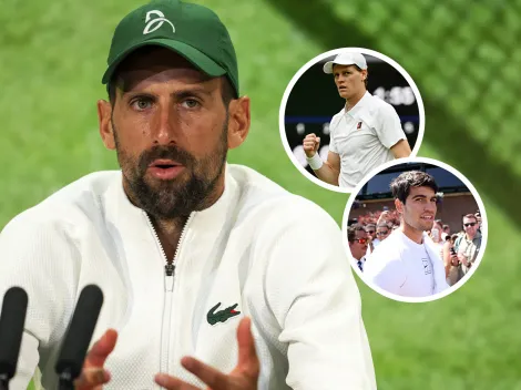 Djokovic se la jugó y eligió su favorito para ganar Wimbledon entre Sinner y Alcaraz: “Le doy una ligera ventaja”