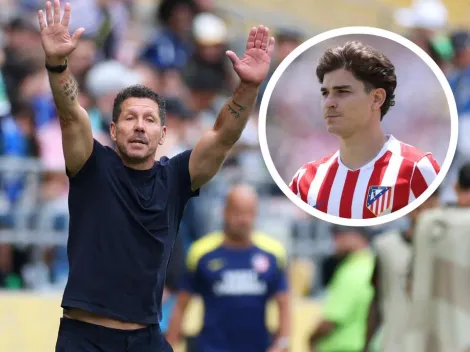 Simeone sorprende con un once del Atlético de Madrid sin Julián