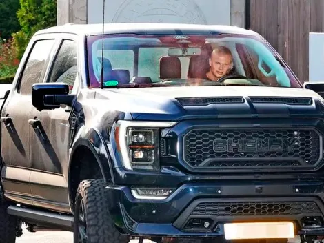 Haaland compró una nueva monstruosa camioneta y pagó una fortuna