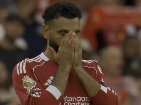 La emoción de Mohamed Salah y Mac Allister en el homenaje que Liverool le dio a Diogo Jota antes del debut por Premier League
