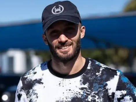 La emotiva jornada de Pezzella en la cancha de River: bandera en la popular y mensaje optimista en las redes