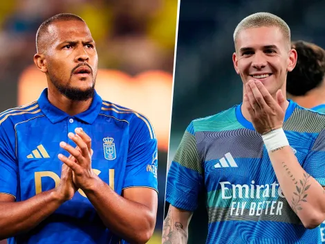 Antes de enfrentarlo con Oviedo, Rondón explicó por qué Mastantuono era especial desde su aparición en River