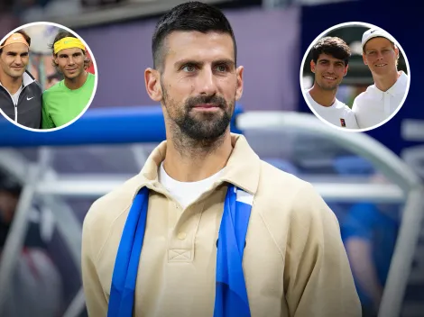 Djokovic comparó a Sinner y Alcaraz con Nadal y Federer y reveló quién ocupa su lugar en el nuevo Big Three