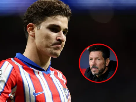 La queja de Simeone ante el flojo inicio de temporada que recae sobre Julián Álvarez