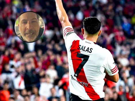 En River, Maxi Salas tiene el optimismo goleador que tenía Palermo en Boca