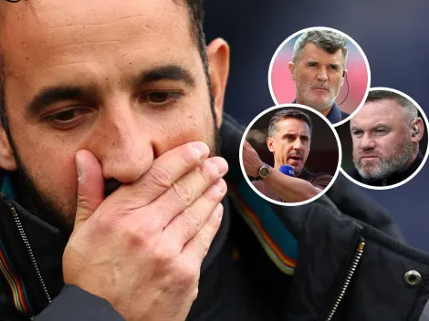 Rooney, Gary Neville y Roy Keane destrozaron a Rúben Amorim tras la goleada en el Derbi de Manchester: “La nada misma”