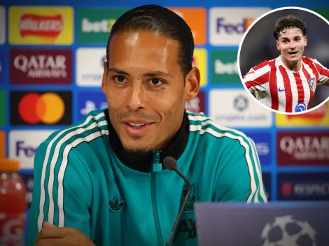 Virgil Van Dijk sorprendió al festejar la ausencia de Julián Álvarez ante Liverpool por la Champions League: “Fantástico”