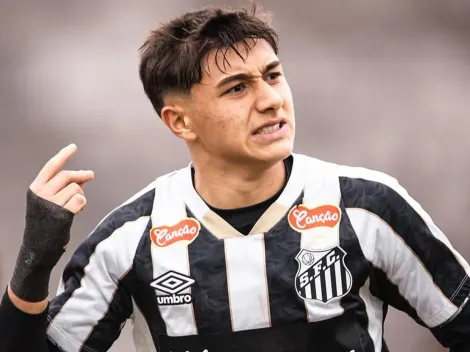 Se compara con Haaland, rechazó a Brasil por la Selección Argentina y sueña con jugar en el Santos de Neymar