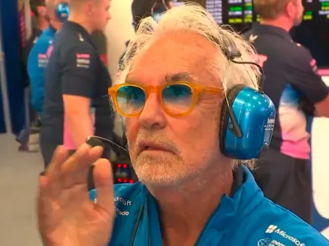 La reacción de Flavio Briatore luego del accidente de Franco Colapinto en el GP de Bakú
