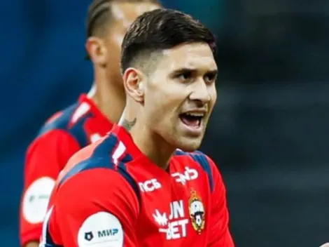 Tras 282 días de inactividad y luego de una polémica salida de River, Rodrigo Villagra debutó en CSKA de Moscú