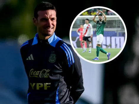 El mensaje de José López a Scaloni tras sus dos goles a River